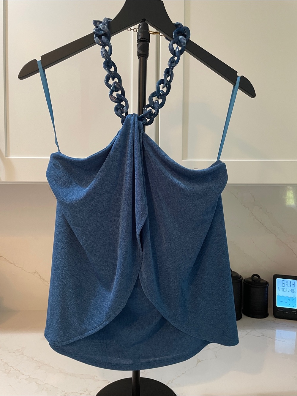 Boston Proper Slinky Chain High Neck Tank (0032)